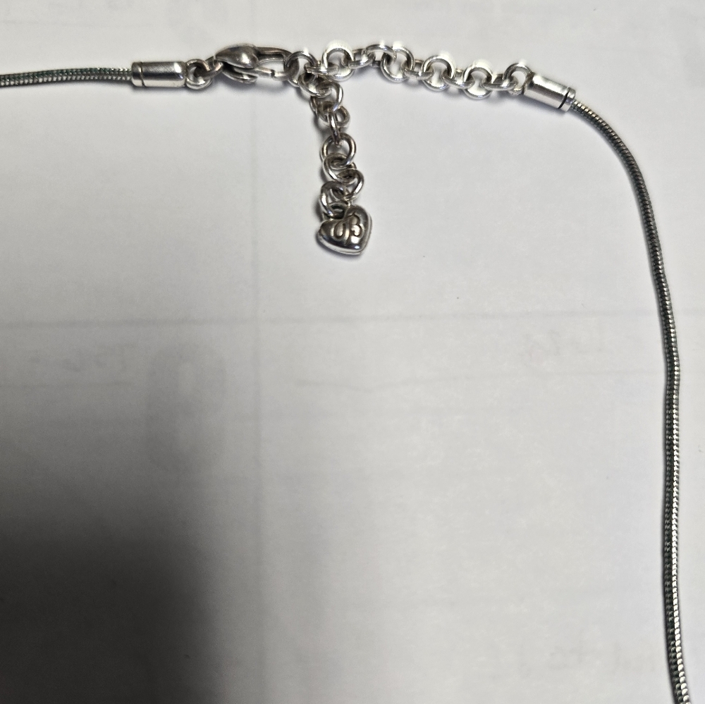 Brighton Sparkle Clear Silver necklace - Picture 3 of 4